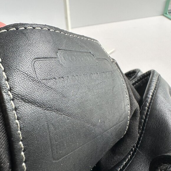 Coach Black Leather Slouch Satchel Shoulder Bag - Picture 8 of 10